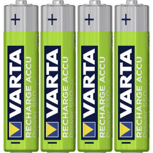 Mikroceruza akku AAA NiMH, 1,2V 550 mAh, 4 db, Varta Ready2Use HR3, HR03, UO100557, DC2400, DC2400B4N, LR03