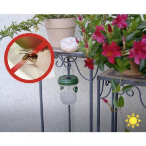 Darázscsapda O 95 x 117 mm zöld Gardigo 2in1 Solar-LED-Light 66643