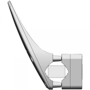 K&eacute;z n&eacute;lk&uuml;li ajt&oacute;nyit&oacute; kilincsre, 71 x 105 x 78 mm, sz&uuml;rke, Clean 4 Health 953.0000