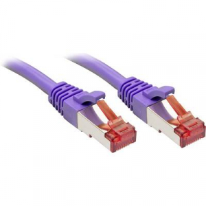RJ45 Hálózat Csatlakozókábel CAT 6 S/FTP 1.50 m Viola Védővel LINDY