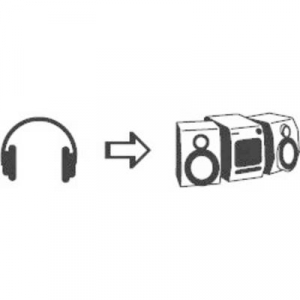 SpeaKa Professional Jack Audio Y adapter [1x Jack-dugó, 6,35 mm-es - 2x Jack alj, 6,35 mm-es] Fekete