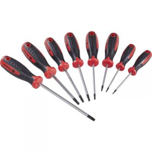 Torx csavarhúzókészlet, 8 részes készlet T6 - T30-ig Toolcraft 1534173
