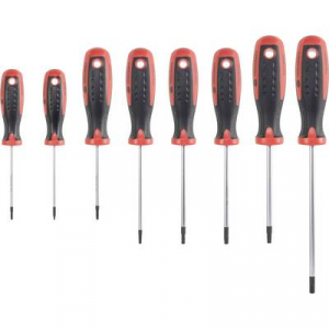 Torx csavarhúzókészlet, 8 részes készlet T6 - T30-ig Toolcraft 1534173
