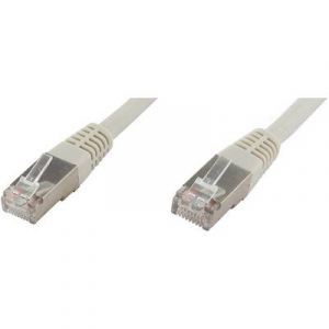RJ45 Hálózat Csatlakozókábel CAT 6 S/FTP 7.00 m Szürke Páros árnyékolás econ connect