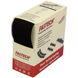 Tépőzár Felragasztható Bolyhos fél (H x Sz) 5 m x 50 mm Fekete Fastech B50-SK-L-999905 5 m