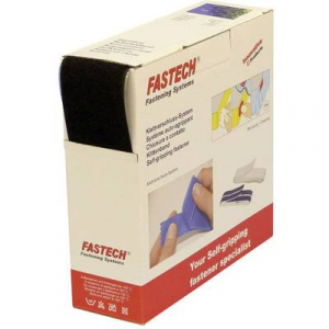 Öntapadó tépőzár, bolyhos rész, 10 m x 50 mm, fekete, Fastech B50 SKL0299910