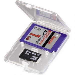 Memóriakártya tartó tok, SD/Micro SD kártya tartó Hama 95947