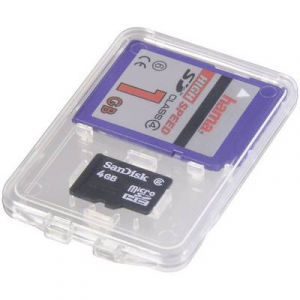Memóriakártya tartó tok, SD/Micro SD kártya tartó Hama 95947
