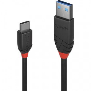 LINDY USB 3.1 (Gen 2) Csatlakozókábel [1x USB 3.1 dugó, A típus - 1x USB-C™ dugó] 1.00 m Fekete