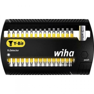 Wiha bitkészlet XLSelector Y-bit 25 mm TORX® 31 db. 1/4 ''  Wiha 41833 6,3 mm (1/4) Hossz:25 mm 1 készlet Bitek egy műanyag dobozban