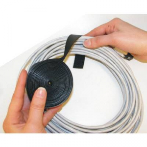Tépőzár Kötegeléshez Bolyhos és horgos fél (H x Sz) 5000 mm x 10 mm Fehér TRU COMPONENTS 696-010-Bag 5 m