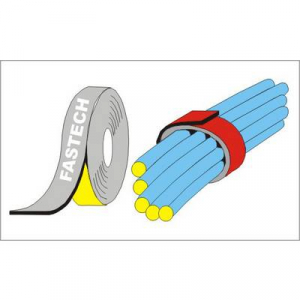 Tépőzár Kötegeléshez Bolyhos és horgos fél (H x Sz) 5000 mm x 10 mm Fehér TRU COMPONENTS 696-010-Bag 5 m