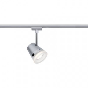 Nagyfeszültségű sínrendszer lámpa URail GU10 10 W LED Paulmann Cone Króm, Króm (matt)