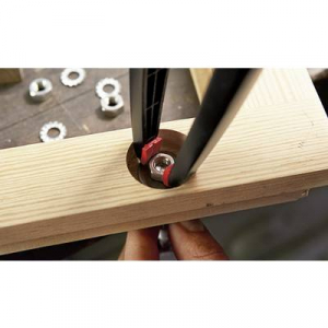 Rugós szorító csipesz, asztalos szorító, 2db-os készlet fesztáv: 55mm Clippix XCL 55/60 Bessey XCL2-SET