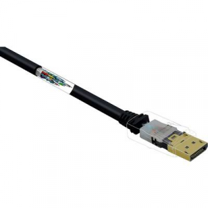 DisplayPort kábel [1x DisplayPort dugó - 1x DisplayPort dugó] 3 m fekete 3840 x 2160 pixel renkforce