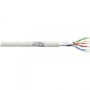 Patchkábel, Cat 5e SF/UTP SF/UTP 4 x 2 AWG 26/7 Szürke 100 m LogiLink
