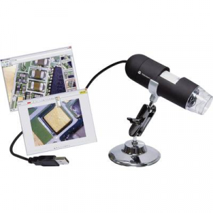 USB-s mikroszkóp 2 MPix max. 200x nagyítás, Toolcraft