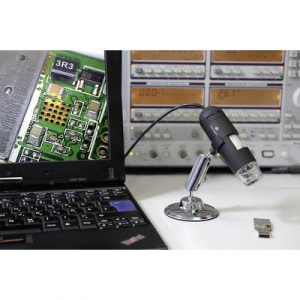 USB-s mikroszkóp 2 MPix max. 200x nagyítás, Toolcraft