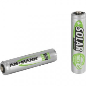 Mikroceruza akku AAA NiMH, 1,2V 550 mAh, 2 db, Ansmann maxE HR3, HR03, UO100557, DC2400, DC2400B4N, LR03