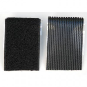 Ragasztható tépőzár, fali szerszámtároló, 1 pár 500 mm x 50 mm fekete színű Tru Components 730-330-2