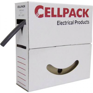 CellPack 127118 Zsugorcső ragasztó nélkül Fekete 9 mm Zsugorodási arány:3:1 10 m