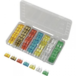 Autós biztosíték készlet, standard, 70 részes, 5 A, 7.5 A, 10 A, 15 A, 20 A, 25 A, 30 A, TRU COMPONENTS