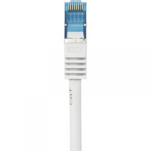RJ45-ös patch kábel, hálózati LAN kábel, tűzálló, CAT 6A S/FTP [1x RJ45 dugó - 1x RJ45 dugó] 10 m szürke, Renkforce