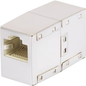 Hálózati kábel toldó adapter CAT 5e [1x RJ45 alj - 1x RJ45 alj] fehér renkforce