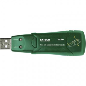3 tengelyű gyorsulásmérő, gyorsulási erő, rázkódás és vibrációs erő adatgyűjtő Extech VB300