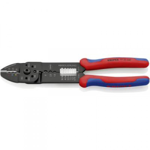 Knipex 97 32 240 Krimpelőfogó Szigetelt kábelsaruk, Szigetelt dugós csatlakozó 1.5 ... 6 mm2