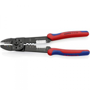 Knipex 97 32 240 Krimpelőfogó Szigetelt kábelsaruk, Szigetelt dugós csatlakozó 1.5 ... 6 mm2