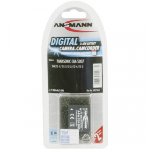 CGA-S007E, CGA-S007 Panasonic kamera akku 3,7V 800 mAh, Ansmann