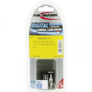 EN-EL12 Nikon kamera akku 3,7V 900 mAh, Ansmann