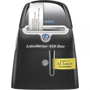 DYMO LabelWriter 450 Duo Címkenyomtató Termodirekt 300 x 600 dpi Etikett szélesség (max.): 56 mm USB