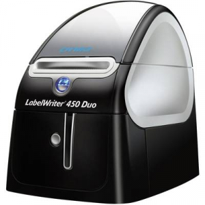 DYMO LabelWriter 450 Duo Címkenyomtató Termodirekt 300 x 600 dpi Etikett szélesség (max.): 56 mm USB