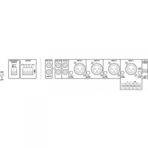Monacor PA-900 ELA erősítő 120 W