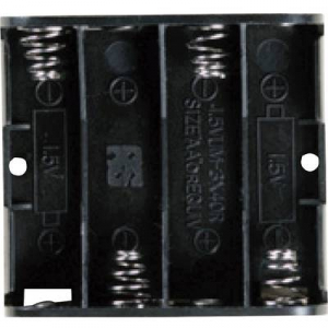 Takachi SN34S Elemtartó 4x Ceruza (AA) Patent csatlakozó (H x Sz x Ma) 61.9 x 57.2 x 15 mm