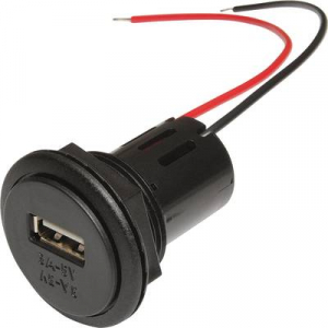 Beépíthető USB dugaszoló aljzat 12/24V, 3A, Procar