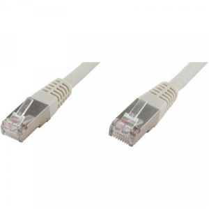 RJ45 Hálózat Csatlakozókábel CAT 6 S/FTP 3.00 m Szürke Páros árnyékolás econ connect