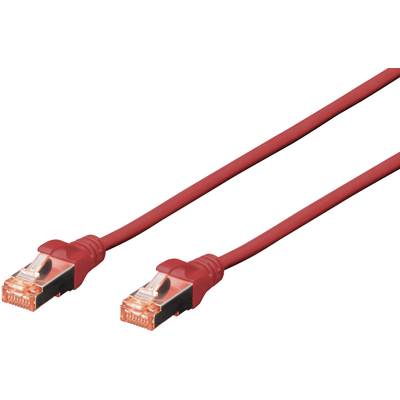 RJ45 Hálózat Csatlakozókábel CAT 6 S/FTP 3.00 m Fekete Halogénmentes, sodort érpár, Védővel, Lángálló Digitus