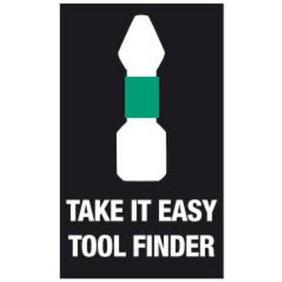 Wera Bit-Safe 61 BiTorsion 1 05057441001 Bit készlet 61 részes Egyeneshornyú, Kereszthornyú Phillips, Kereszthornyú Pozidriv, TORX, Belső hatlap BiTor