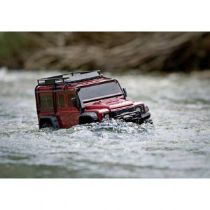 Traxxas Landrover Defender Brushed RC modellautó Elektro Crawler 4WD RtR 2,4 GHz