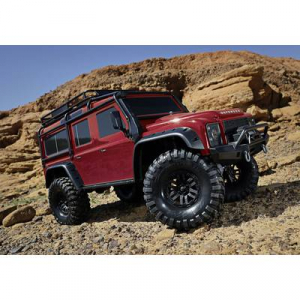 Traxxas Landrover Defender Brushed RC modellautó Elektro Crawler 4WD RtR 2,4 GHz
