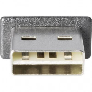 USB 2.0 A/Mini-B csatlakozókábel 1,8 m, megfordítható dugóval