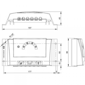 Steca Solarix PRS 1010 Napelem töltésszabályozó Sorozat 12 V, 24 V 10 A