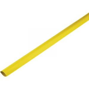 Zsugorcső ragasztó nélkül, sárga, 100 mm 2:1, TRU COMPONENTS 1225483 méteráru