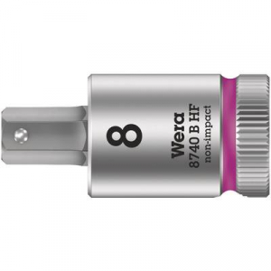 Wera 8740 B HF 05003039001 Külső hatlap Dugókulcs betét 8 mm 3/8 (10 mm)
