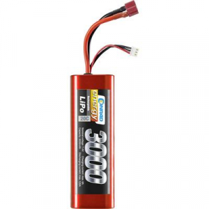 Modell akkupack 7,4V 3000 mAh 20C Eco-Line LiPo akku, Conrad energy