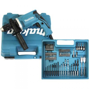 Makita HP1631KX3 1 sebességfokozat-Ütvefúrógép 710 W Tartozékokkal, Hordtáskával