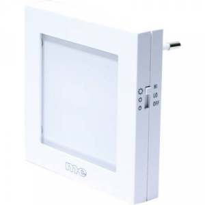 m-e modern-electronics Éjszakai fény Szögletes LED Fehér